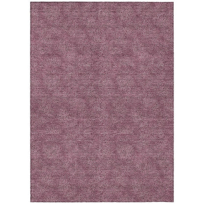LOOMLAN Rugs Riyala Purple Washable Indoor-Outdoor Rug