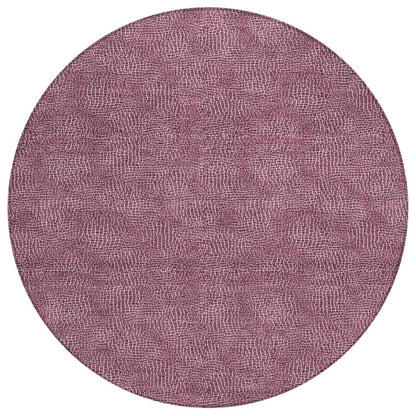 LOOMLAN Rugs Riyala Purple Washable Indoor-Outdoor Rug