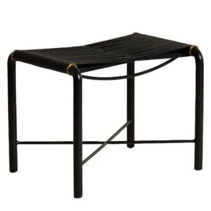 Riz Leather Stool