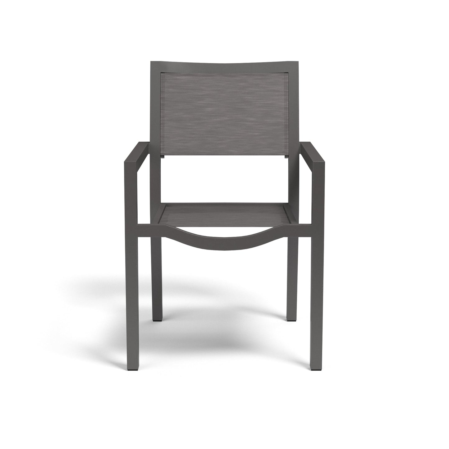 Vegas Aluminum Made Stackable Sling Outdoor Dining Chair (Set of 2)