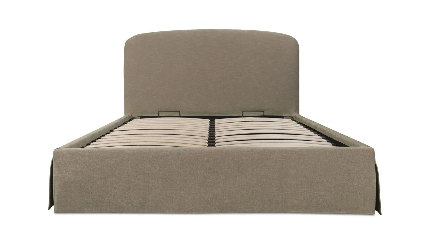 Joan Performance Fabric Bed With Storage