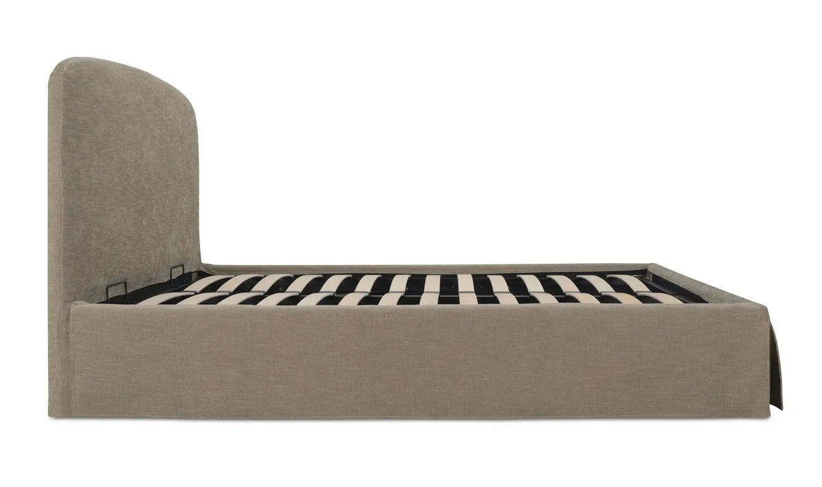 Joan Performance Fabric Bed With Storage