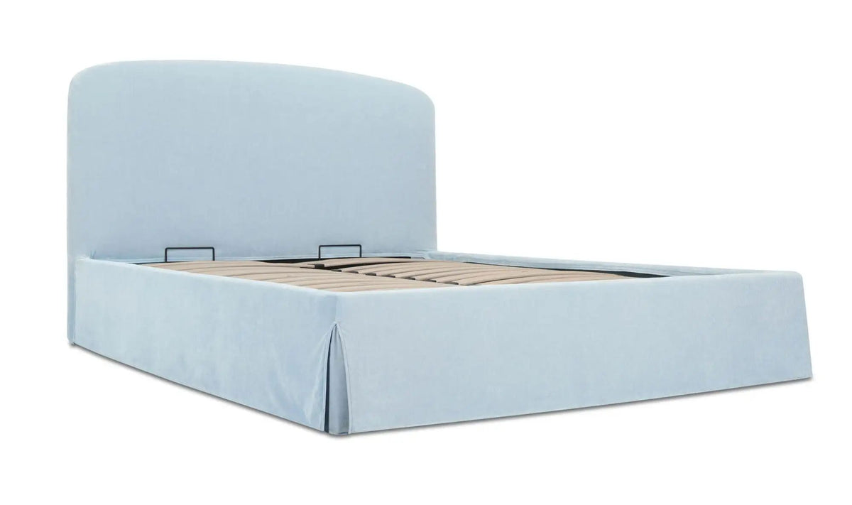 Joan Performance Fabric Bed With Storage