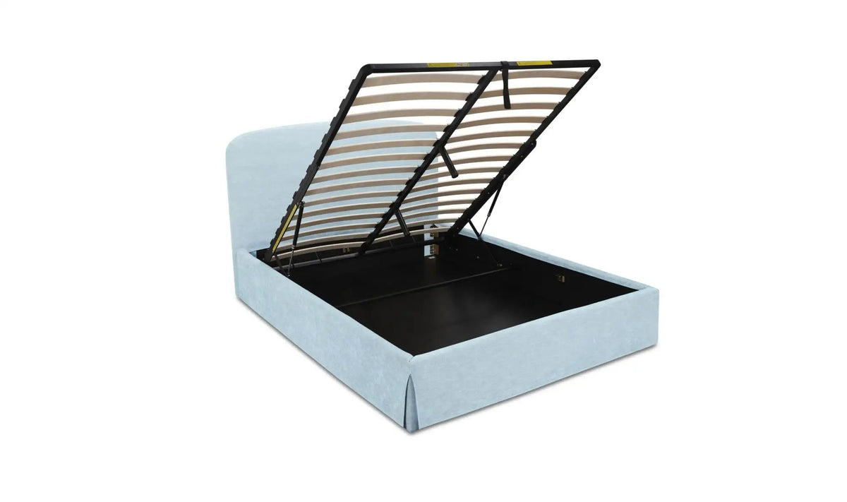 Joan Performance Fabric Bed With Storage