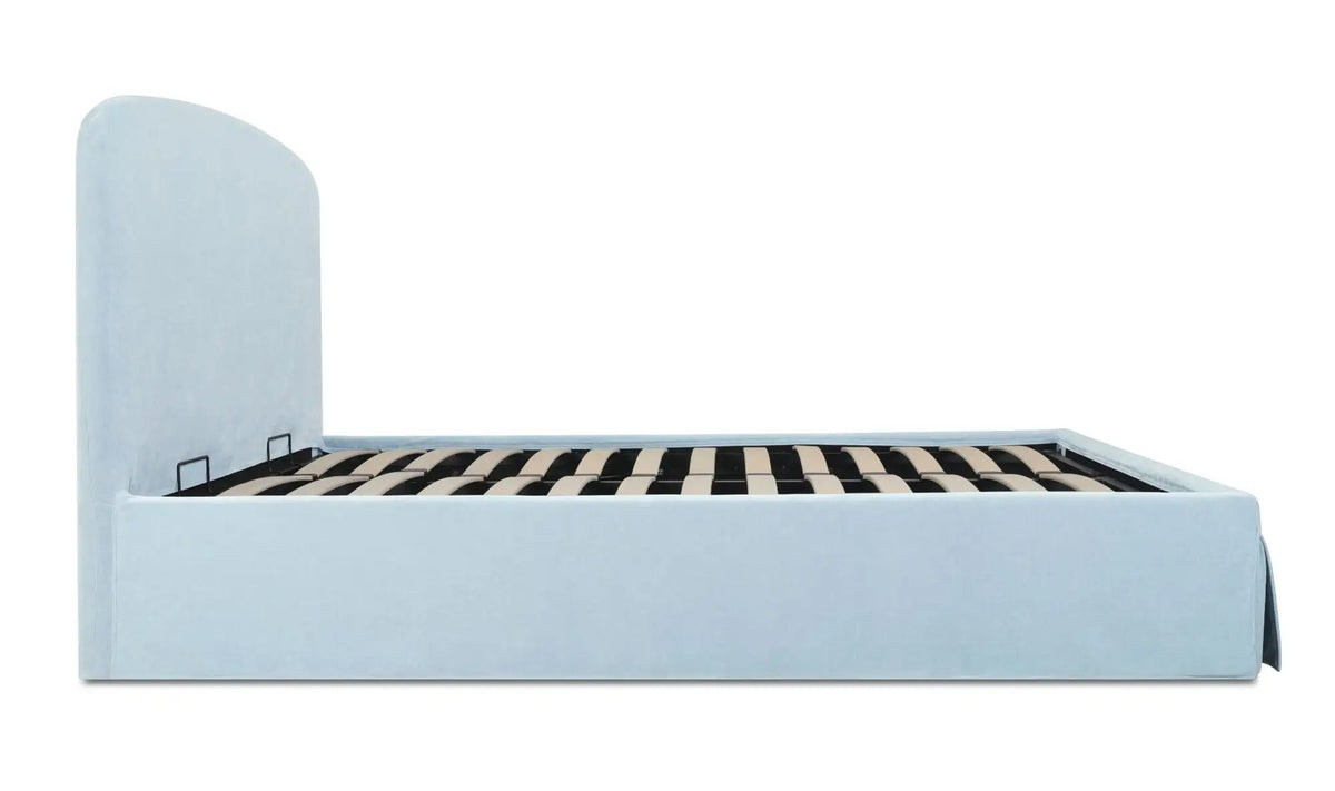 Joan Performance Fabric Bed With Storage