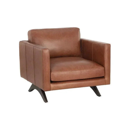 Rogers Leather Stylish Armchair