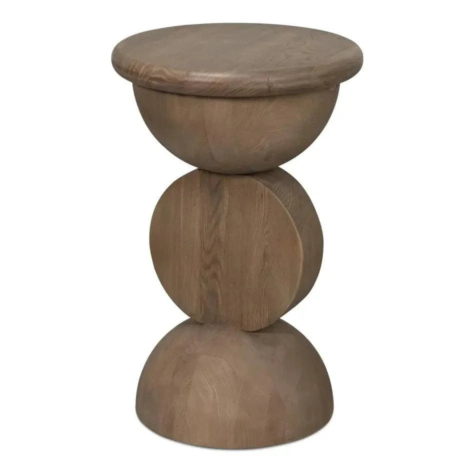 Romeo Natural Wooden Side Tables (Set Of 3) - LOOMLAN - Sarreid - Side Tables