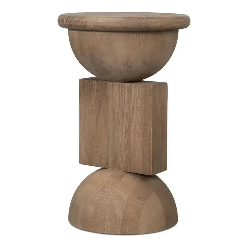 Romeo Natural Wooden Side Tables (Set Of 3) - LOOMLAN - Sarreid - Side Tables