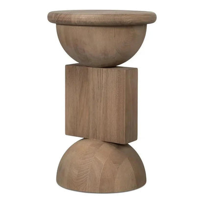 Romeo Natural Wooden Side Tables (Set Of 3) - LOOMLAN - Sarreid - Side Tables