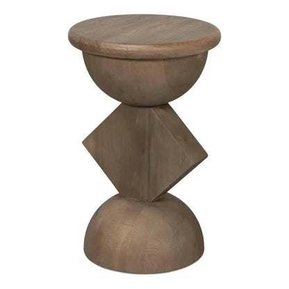 Romeo Natural Wooden Side Tables (Set Of 3) - LOOMLAN - Sarreid - Side Tables