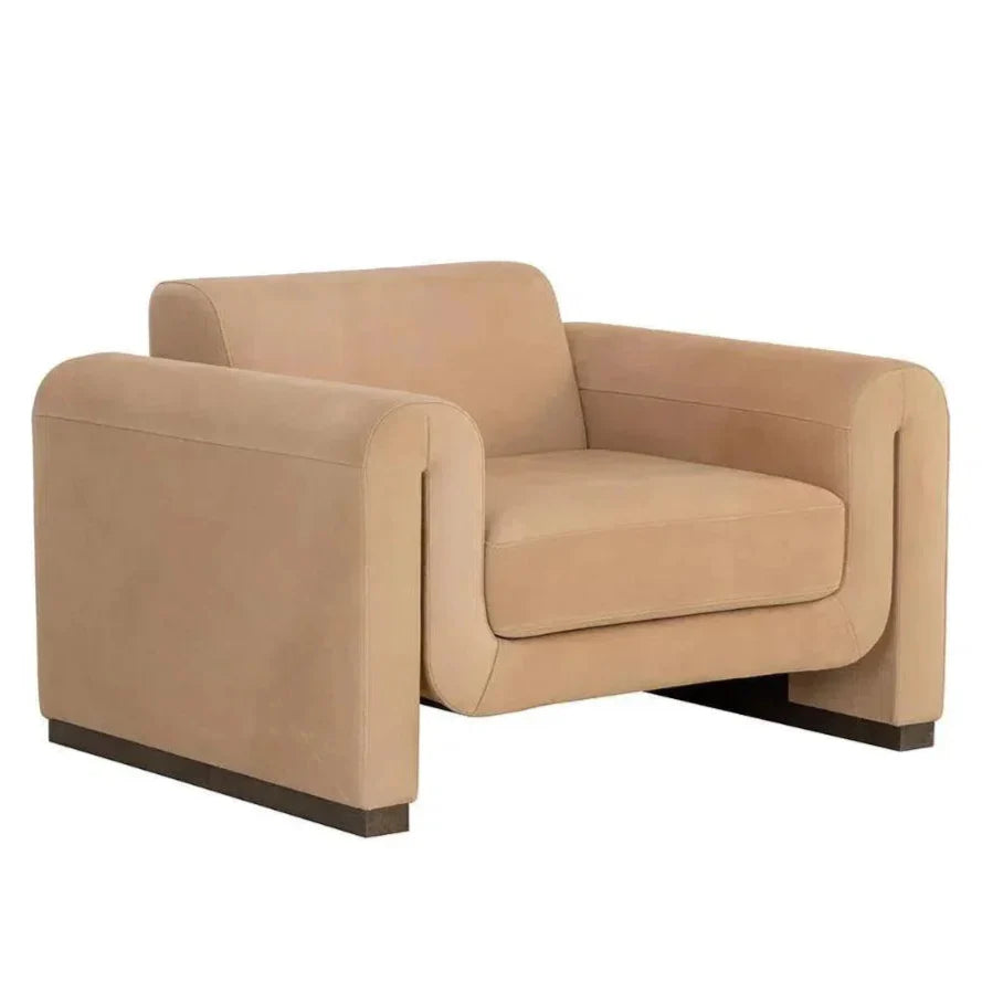 SUNPAN Romer Leather Luxurious Armchair