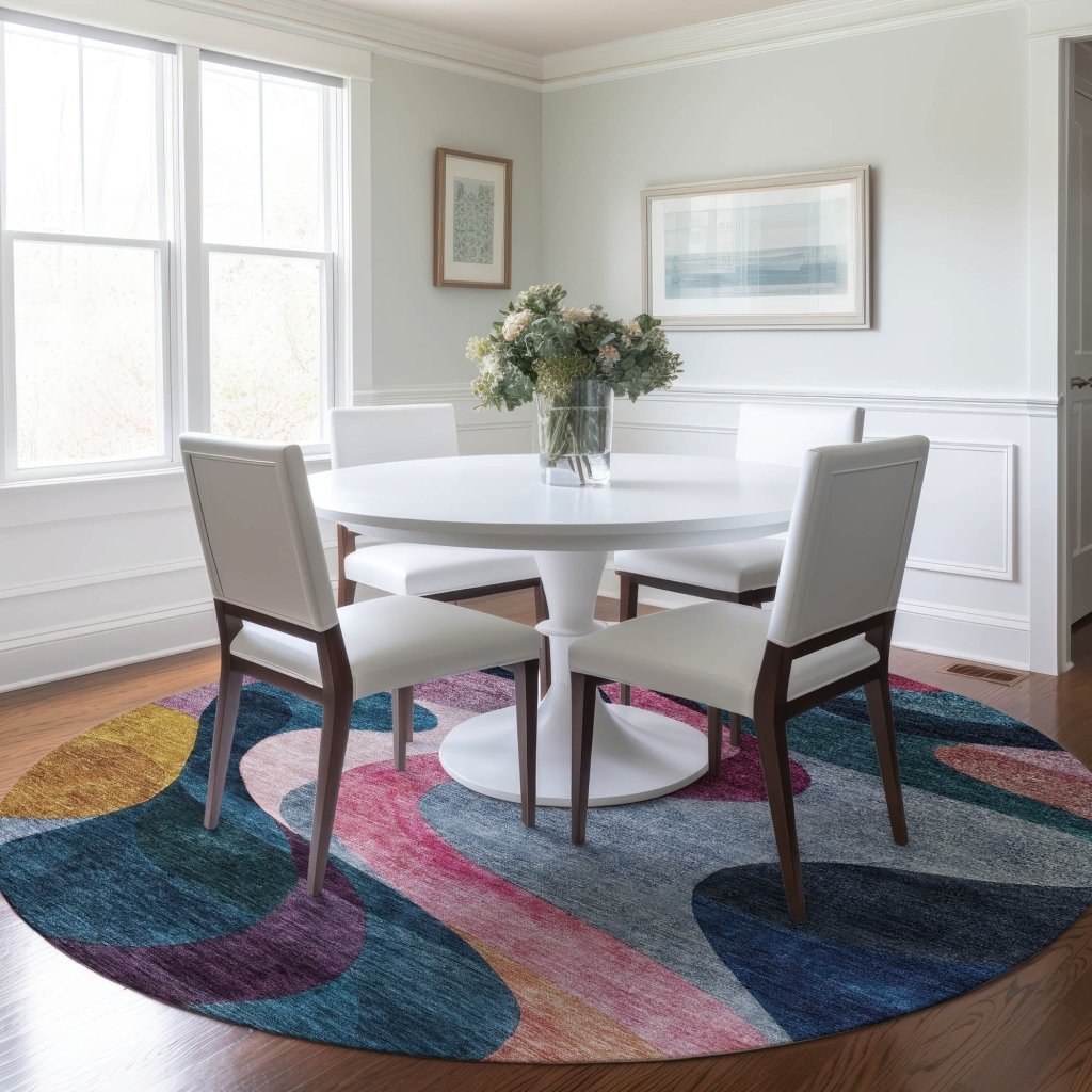 LOOMLAN Rugs Rory Green Washable Indoor-Outdoor Rug