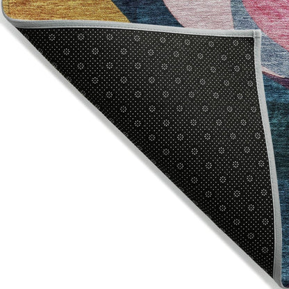 LOOMLAN Rugs Rory Green Washable Indoor-Outdoor Rug