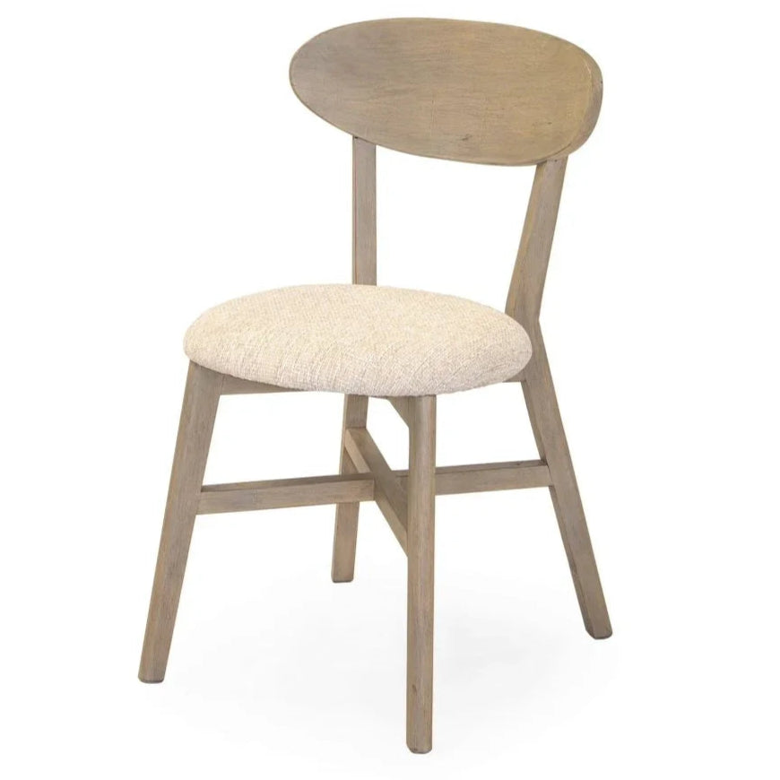 Rose Scrubbed Teak Dining Chair - LOOMLAN - LH Imports - Dining Chairs