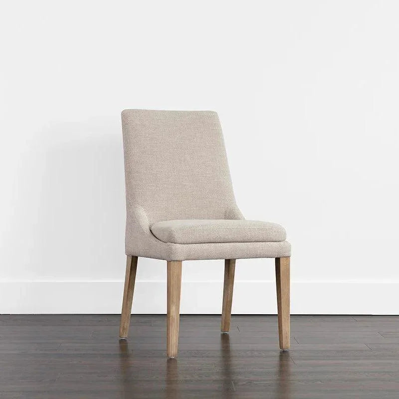 SUNPAN Rosine Dining Chair with Light Brown Legs