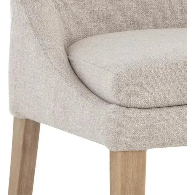 SUNPAN Rosine Dining Chair with Light Brown Legs