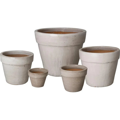 Round Ceramic Flower Pot