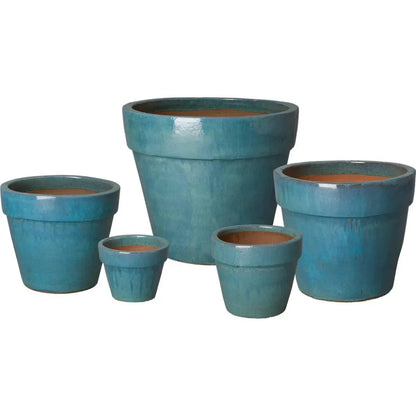 Round Ceramic Flower Pot