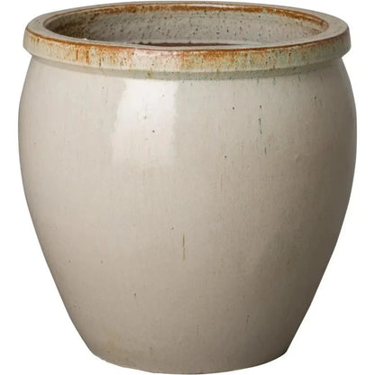 Round Crafted Ceramic Planter
