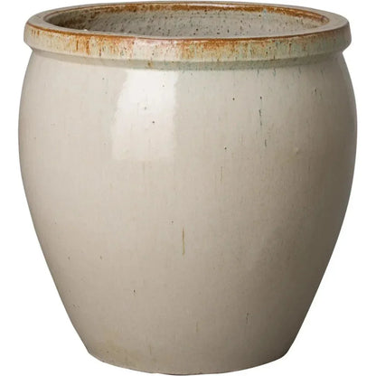 Round Crafted Ceramic Planter