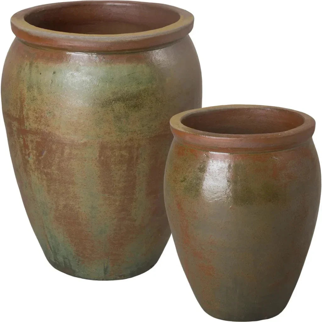 Round Handmade Ceramic Planter - LOOMLAN - Emissary - Planters