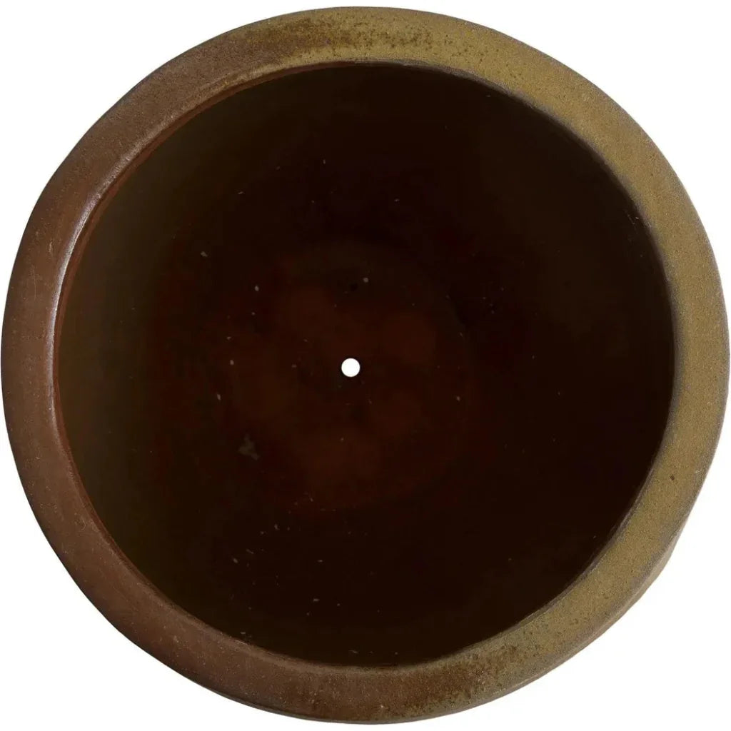 Round Handmade Ceramic Planter - LOOMLAN - Emissary - Planters