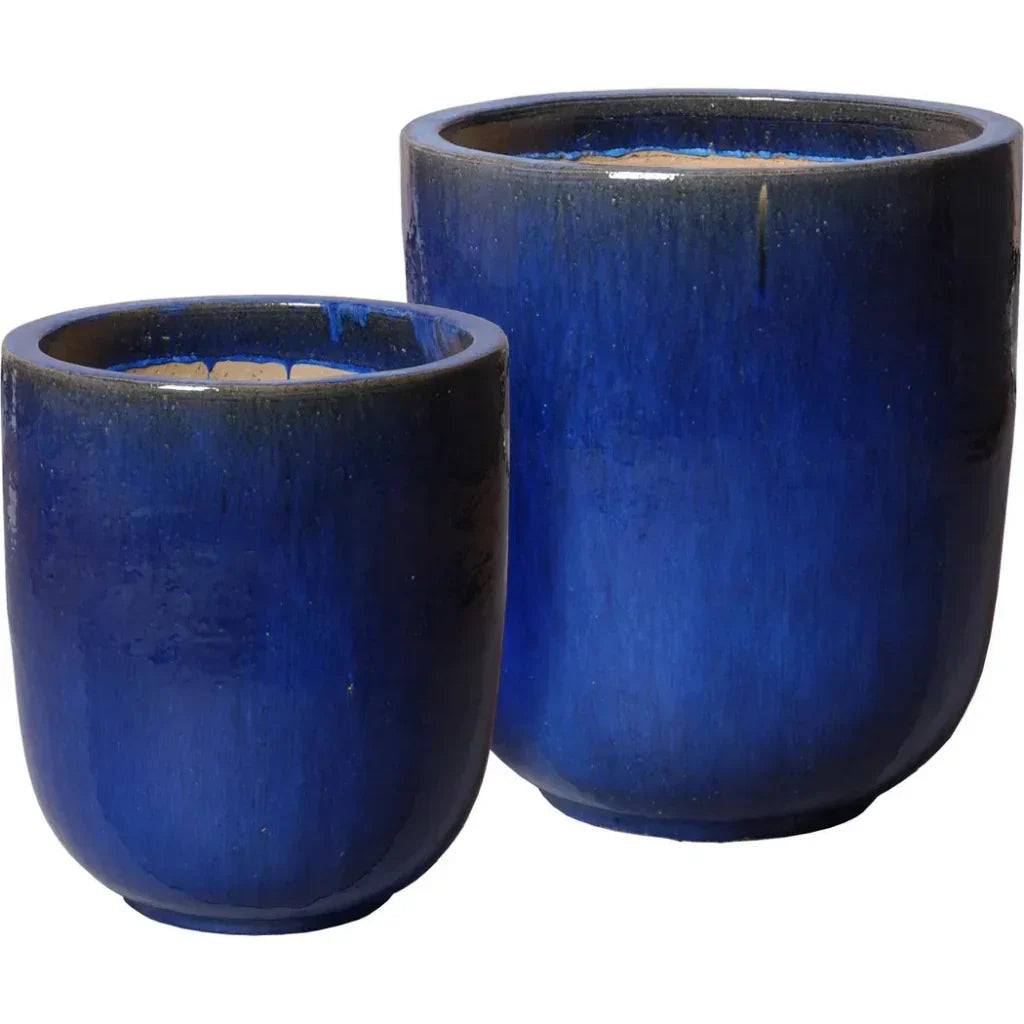 Round Handmade Ceramic Pot - LOOMLAN - Emissary - Planters