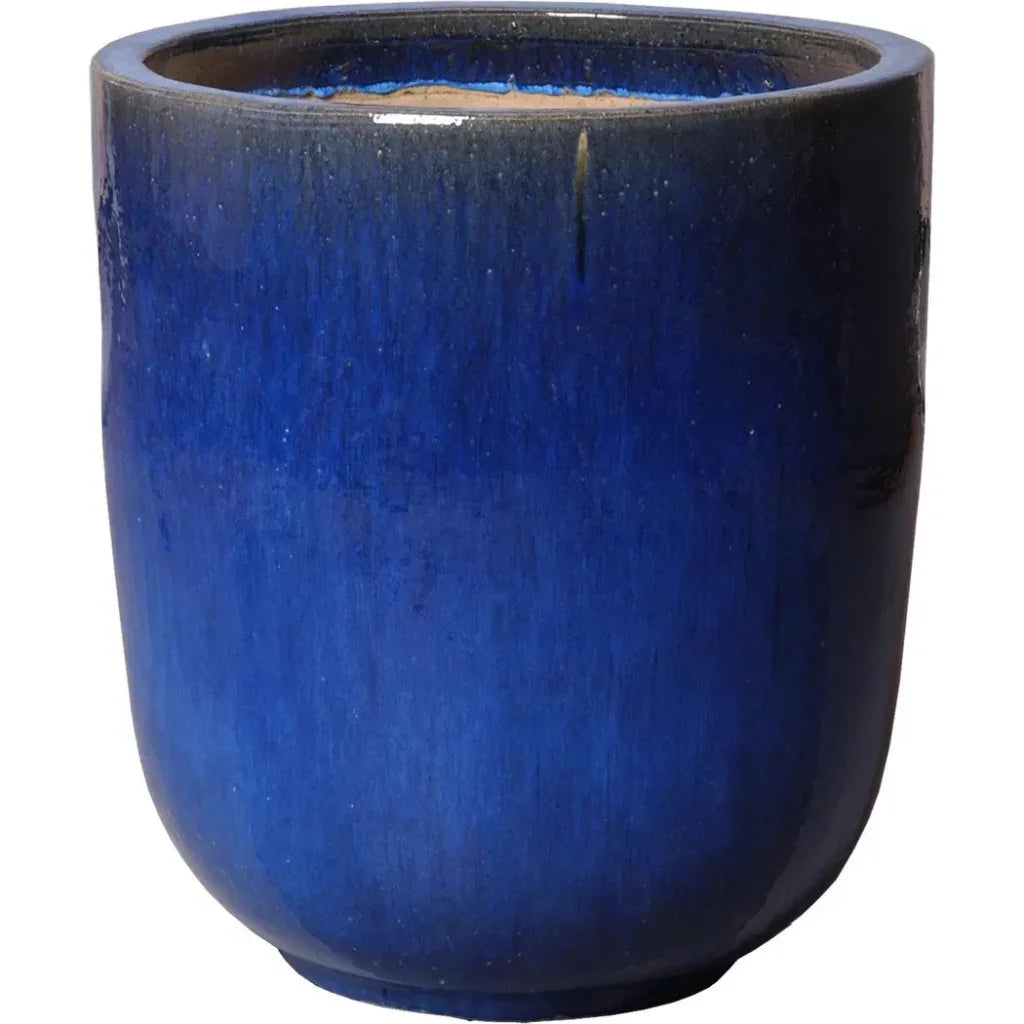 Round Handmade Ceramic Pot - LOOMLAN - Emissary - Planters