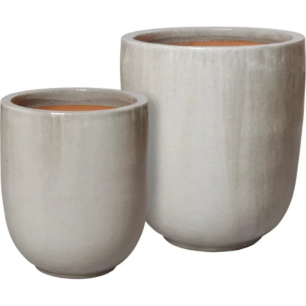Round Handmade Ceramic Pot - LOOMLAN - Emissary - Planters