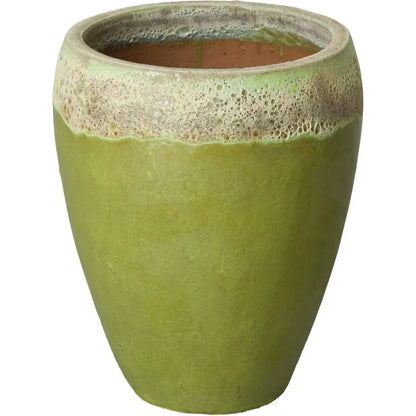 Round Textured Glaze Ceramic Planter