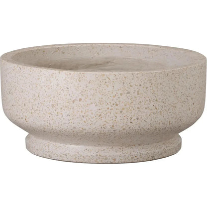 Round Yellow Terrazzo Bowl Planter - LOOMLAN - Planters
