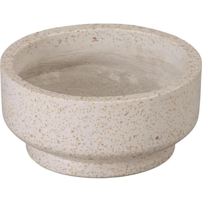 Round Yellow Terrazzo Bowl Planter
