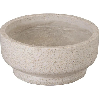 Round Yellow Terrazzo Bowl Planter