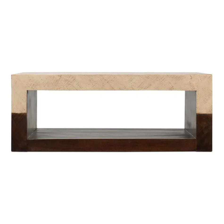 Rowan Wood Brown Rectangular Coffee Table - LOOMLAN - Coffee Tables