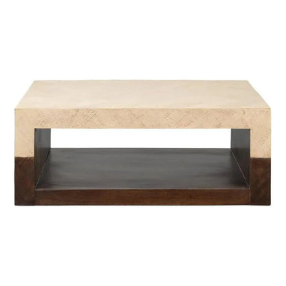 Rowan Wood Brown Rectangular Coffee Table - LOOMLAN - Coffee Tables