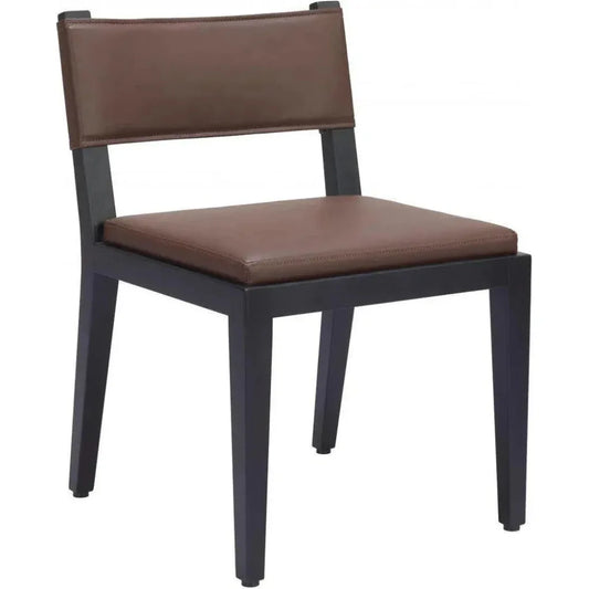 Zuo Modern Roxas Wood Brown Armless Dining Chair 2PC