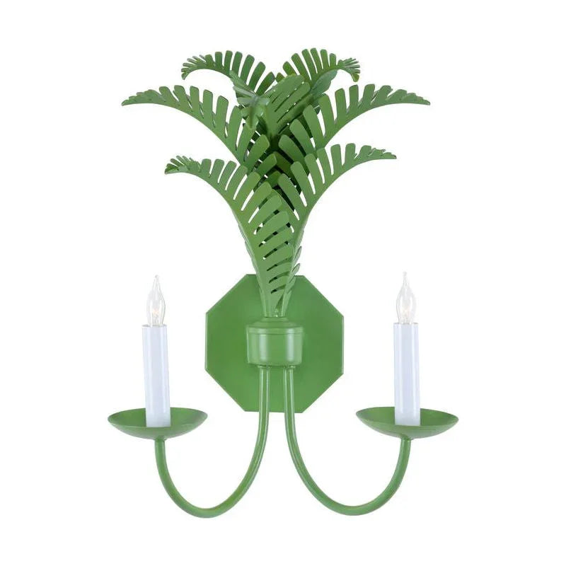 Royal Palm Design Wall Sconce