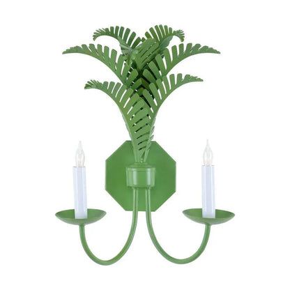 Royal Palm Design Wall Sconce