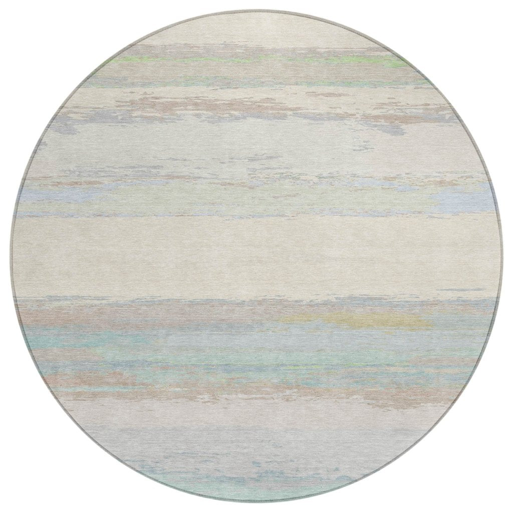 LOOMLAN Rugs Runa Ivory Washable Indoor-Outdoor Rug