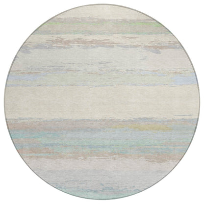 LOOMLAN Rugs Runa Ivory Washable Indoor-Outdoor Rug