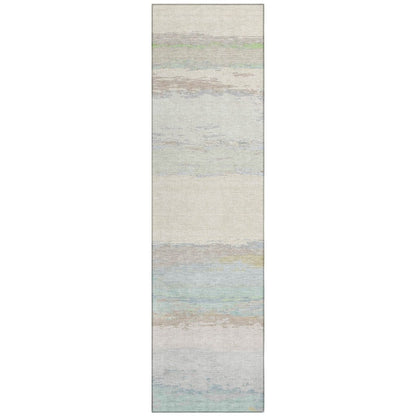 LOOMLAN Rugs Runa Ivory Washable Indoor-Outdoor Rug