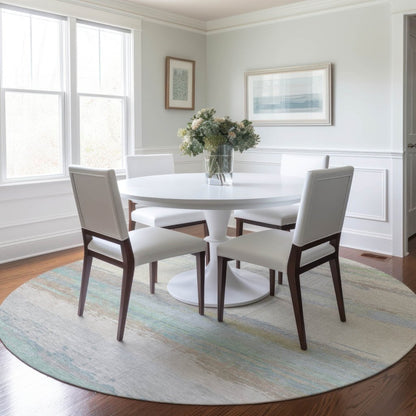 LOOMLAN Rugs Runa Ivory Washable Indoor-Outdoor Rug