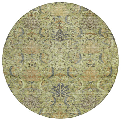 LOOMLAN Rugs Rustica Aloe Washable Indoor-Outdoor Rug