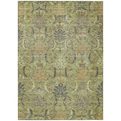 LOOMLAN Rugs Rustica Aloe Washable Indoor-Outdoor Rug