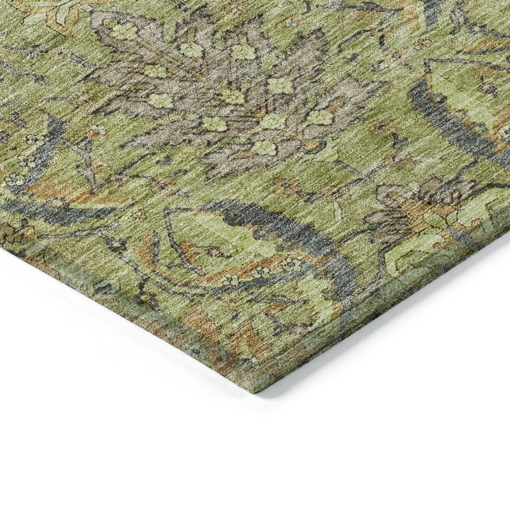 LOOMLAN Rugs Rustica Aloe Washable Indoor-Outdoor Rug