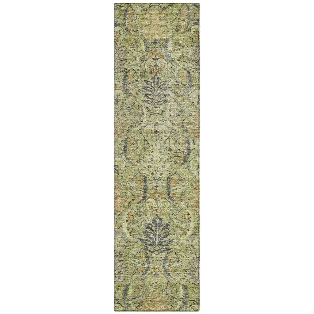 LOOMLAN Rugs Rustica Aloe Washable Indoor-Outdoor Rug