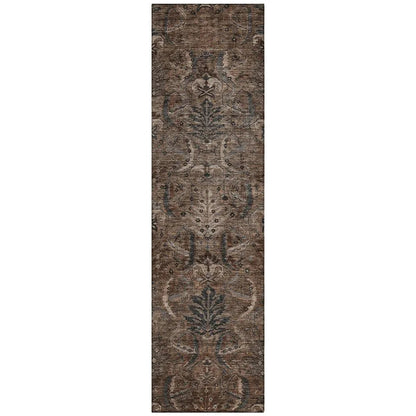 LOOMLAN Rugs Rustica Fudge Washable Indoor-Outdoor Rug