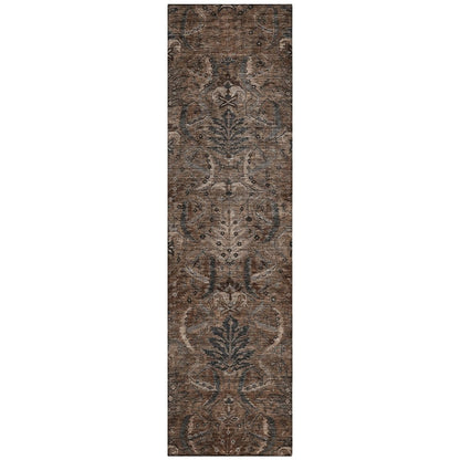 LOOMLAN Rugs Rustica Fudge Washable Indoor-Outdoor Rug