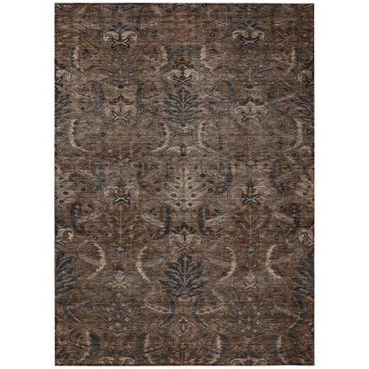 LOOMLAN Rugs Rustica Fudge Washable Indoor-Outdoor Rug
