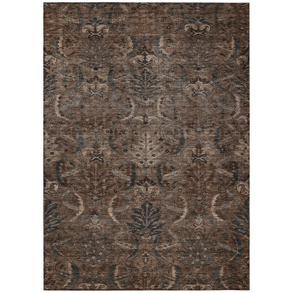 LOOMLAN Rugs Rustica Fudge Washable Indoor-Outdoor Rug